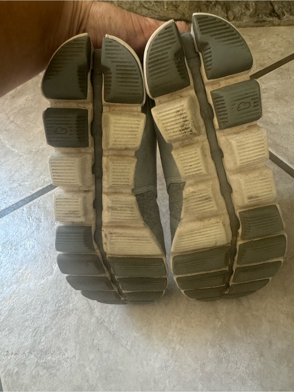 On Cloud Terry Running Shoes Grey Neutral | Women's Size 7.5⁠ - Picture 9 of 9